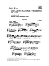 Variations. Cadences. Traditions, Appendice 2 - Luigi Ricci